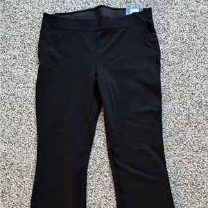 Simply Vera Vera Wang bootcut mid rise black ponte pants Size M